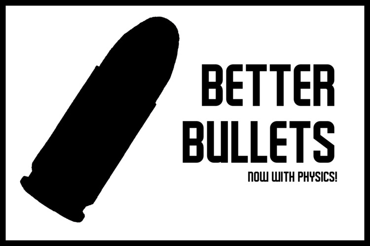 Cover art for the Unity package 'Better Bullets'.